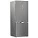 WHK2 6494 X6E Frigorifero combinato a libera installazione, Dual No Frost, 70 cm, classe C, Pearl Inox, 39db, h 192 cm - Foto miniatura 2
