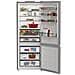 WHK2 6494 X6E Frigorifero combinato a libera installazione, Dual No Frost, 70 cm, classe C, Pearl Inox, 39db, h 192 cm - Foto miniatura 4