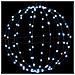 Palla con 160 LED Bianco freddo 50 cm Metallo - Foto miniatura 2