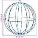Palla con 160 LED Bianco freddo 50 cm Metallo - Foto miniatura 7