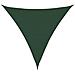 Vela Parasole 160 g/m² Triangolare Verde Scuro 6x6x6 m in HDPE - Foto miniatura 1