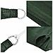 Vela Parasole 160 g/m² Triangolare Verde Scuro 6x6x6 m in HDPE - Foto miniatura 7
