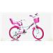 Sch Roses 14'' - Bicicletta Per Bambine (4-6 Anni), Ruote 14'', Telaio Acciao, Con Accessori - Colore Bianco - Foto miniatura 1