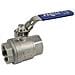 Valvola A Sfera In Acciaio Inox 316  1 1/2 Pollice  64 Bar - Foto miniatura 1