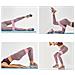 Set Di 3 Fasce Elastiche Di Resistenza Per Squat, Ideali Per Allenamenti Di Fianchi E Gambe  8 Cm - Foto miniatura 2