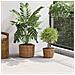 Cestino per Piante con archiviazione 2 pcs Marrone Rattan Kubu - Foto miniatura 3
