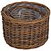 Cestino per Piante con archiviazione 2 pcs Marrone Rattan Kubu - Foto miniatura 9