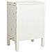 Mesita De Madera Lacado De 1 Cajón Y 2 Puertas 48x32x70h Cm - Blanco - Foto miniatura 4