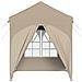 Tenda per feste a pop-up 192 x 192 x 245 cm Crema - Foto miniatura 7
