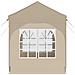 Tenda per feste a pop-up 192 x 192 x 245 cm Crema - Foto miniatura 8