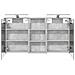 Set di Armadi da Bagno con porta 3 pcs 110 x 10,5 x 60,5 cm - Foto miniatura 7