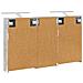 Set di Armadi da Bagno con porta 3 pcs 110 x 10,5 x 60,5 cm - Foto miniatura 9