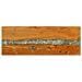 Tavolo consolle Marrone 100 x 35 x 75 cm Legno di teak solido - Foto miniatura 4
