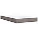 Letto box spring con materasso Tortora 120 x 190 cm Tessuto - Foto miniatura 7