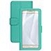 Custodia a Libro Universale per Smartphone 4.0 "- 4.5" Colore Verde - Foto miniatura 1