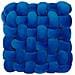 Cuscino A Nodo 30 X 30 Cm Blu Sirali - Foto miniatura 1