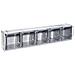 Cassettiera Modulare 5 Cassetti Crystal Box - Modello Cb50/2s - Grigio Chiaro - Foto miniatura 1