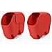 Custodia Airpods Max Multistrato Chiusura Magnetica Soft-touch Sottile Rossa - Foto miniatura 2