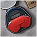 Custodia Airpods Max Multistrato Chiusura Magnetica Soft-touch Sottile Rossa - Foto miniatura 5