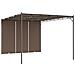 Gazebo Da Giardino Con Tenda Laterale 4x3x2,25 M Talpa - Foto miniatura 2