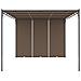 Gazebo Da Giardino Con Tenda Laterale 4x3x2,25 M Talpa - Foto miniatura 3