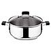 Casseruola Bassa C / coperchio Tempra 26cm Acciaio Inox - Foto miniatura 2