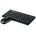 8000, RF Wireless, QWERTY, Universale, Nero, Verde, 10m, USB - Foto miniatura 2