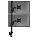 Dm35v2x2 Doppio Supporto Verticale 2 Monitor Da Scrivania Con Morsetto - Lunghezza Staffa 80cm - Altezza Regolabile E Orientabile - Compatibilità Universale Con Schermi Tv Monitor Con Vesa 100*100 - 1 Braccio Estensore - Foto miniatura 1