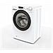 Lavtrice Standard HCU1282DWB4/1-S Ultra 8 kg Classe B Centrifuga 1200 giri Colore Bianco - Foto miniatura 3