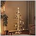 Albero di Natale Decorativo in Legno 150 cm Legno Massello Pino - Foto miniatura 1