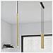 Lampada A Sospensione Pastelo 3p Oro Lucido Sl. 1197 - Moderno Lampade A Sospensione Splendore Dorato 90x20x20 Cm - Foto miniatura 7