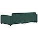 Divano Letto Estraibile Cassetti Verde Scuro 100x200cm Velluto - Foto miniatura 4