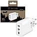 Caricabatterie Da Casa Originale Xy40w Dual Plus 2x Usb-c Fino A 40w White Smartphone - Foto miniatura 2