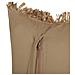 Cuscino Decorativo Ledum Iuta 30 X 50 Cm A Strisce Beige - Foto miniatura 6