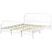 Letto Metallo Mauressac 180 X 200 Cm Bianco - Foto miniatura 5