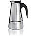 00111230 caffettiera manuale Moka 0,25 L Nero, Argento - Foto miniatura 1