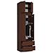 Sopralzo per armadio S60, 60x51x55 cm, Colore Weng? - Foto miniatura 6