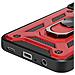 Cover Per Samsung A25 5g Anello Supporto Coprifotocamera Scorrevole, Rosso - Foto miniatura 4