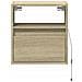 Mobile Tv A Parete Con Luci Led Rovere Sonoma 41x31x45 Cm - Foto miniatura 6