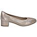 Taupe Metallic Elegant Closed Formal Scarpe Eleganti Pelle Scarpe Donna Metallici Eu 36, 9-22501-42-341 - Foto miniatura 2