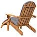 Sedia Adirondack Giardino con Poggiapiedi Legno Massello Acacia - Foto miniatura 7