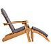 Sedia Adirondack Giardino con Poggiapiedi Legno Massello Acacia - Foto miniatura 8