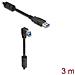 81114 - Usb 3.0 Kabel A Stecker Auf B Stecker 90° Unten 3 M - Kabel - Digital /daten (81114) - Foto miniatura 1