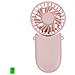 Mini Ventilatore Portatile Con Batteria Ricaricabile Con Cordino Per Appenderlo. 16,5x2,8x8 Cm. Colore Rosa - Foto miniatura 1