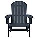 Sedi Adirondack  2 pcs Blu Navy 74x82x90 cm HDPE, Sedia Adirondack Blu Navy 74x82x91 cm HDPE - Foto miniatura 5