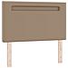 Testiera  Design Semplice Cappuccino 100 cm in Ecopelle - Foto miniatura 1