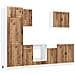 Set Mobili da Cucina 7 pz Kalmar Legno Vecchio in Truciolato - Foto miniatura 1