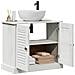 "Mobile da Lavabo ""VIGO"" con Ante 67.5x34x59 cm Legno Massello di Pino" - Foto miniatura 3