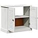 "Mobile da Lavabo ""VIGO"" con Ante 67.5x34x59 cm Legno Massello di Pino" - Foto miniatura 5