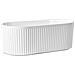 Vasca Da Bagno Freestanding Serena 170 X 80 Cm Bianco - Foto miniatura 5